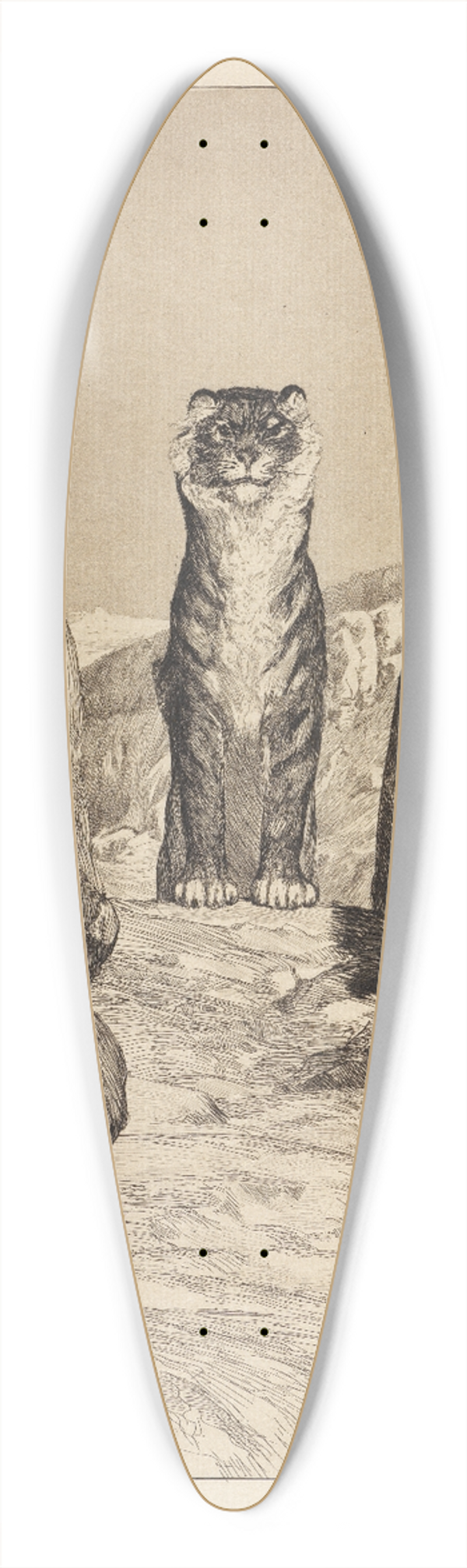 Max Klinger - Erste Zukunft (Eva und die Zukunft, Opus III, Blatt 2) 39.3 inch art pintail longboard deck