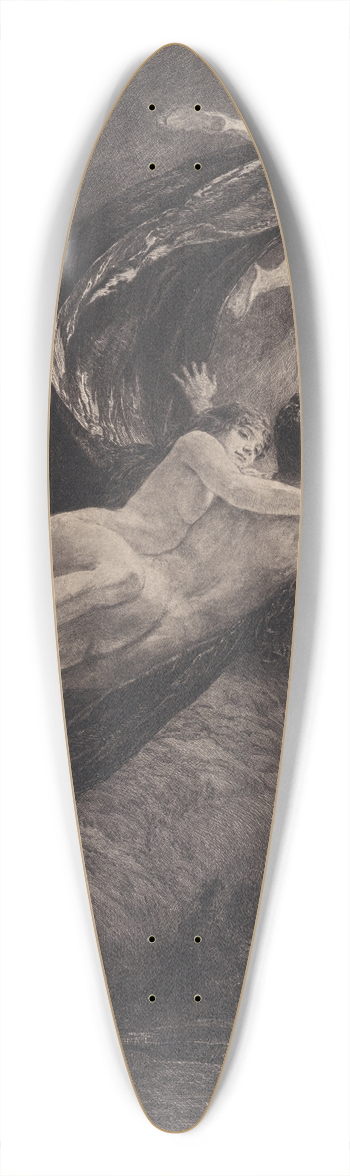 Max Klinger - New Dreams of Happiness (Neue Trume von Glck) 39.3 inch art pintail longboard deck