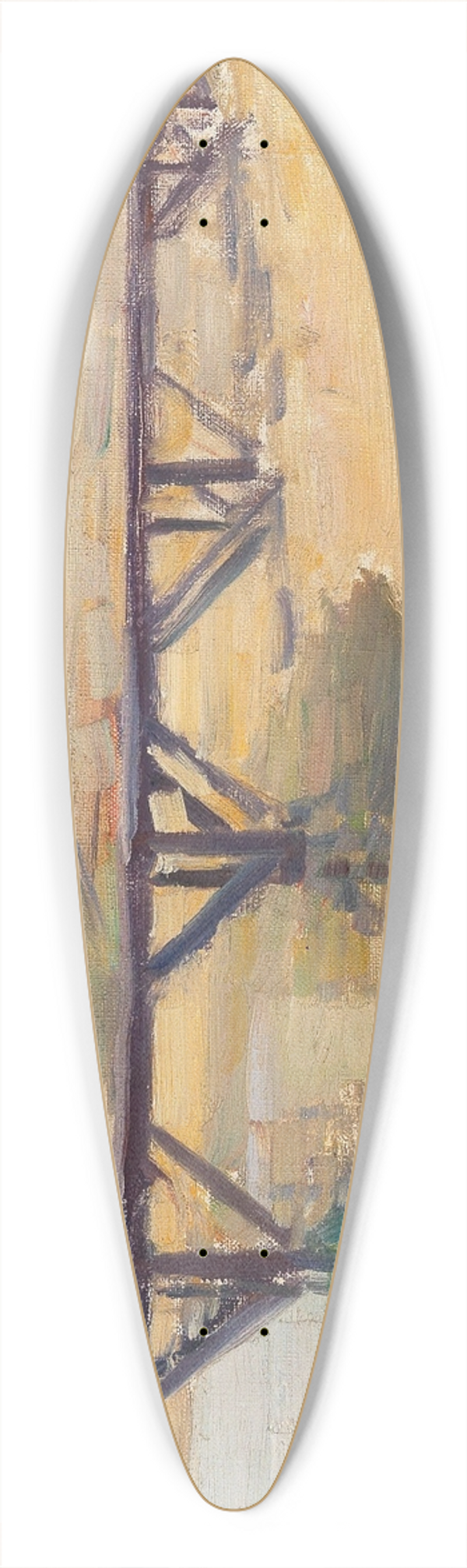 Max Kurzweil - A bridge 39.3 inch art pintail longboard deck