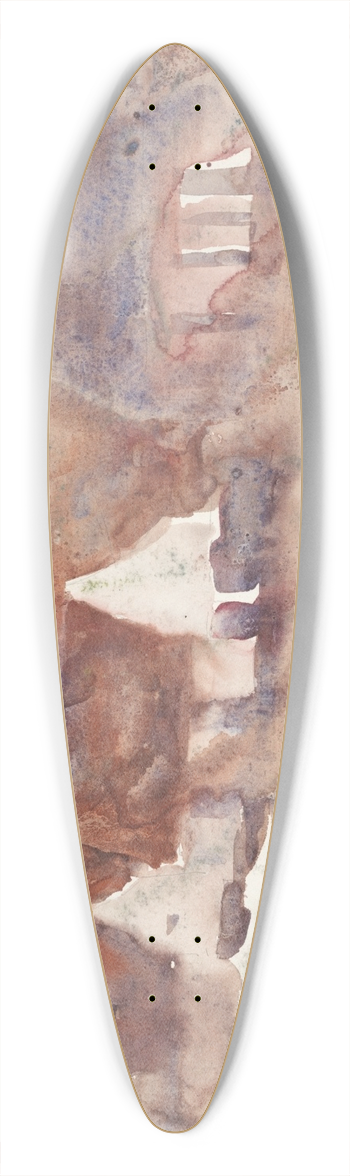 Max Liebermann - Schets van een stadsgezicht 39.3 inch art pintail longboard deck