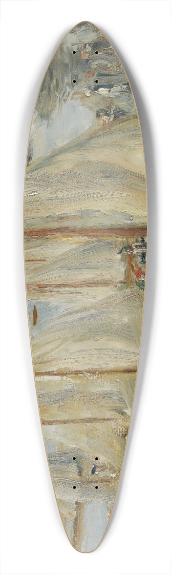Max Liebermann - Segelboote Am Wannsee(Sailing Boats On Wannsee Lake) 39.3 inch art pintail longboard deck