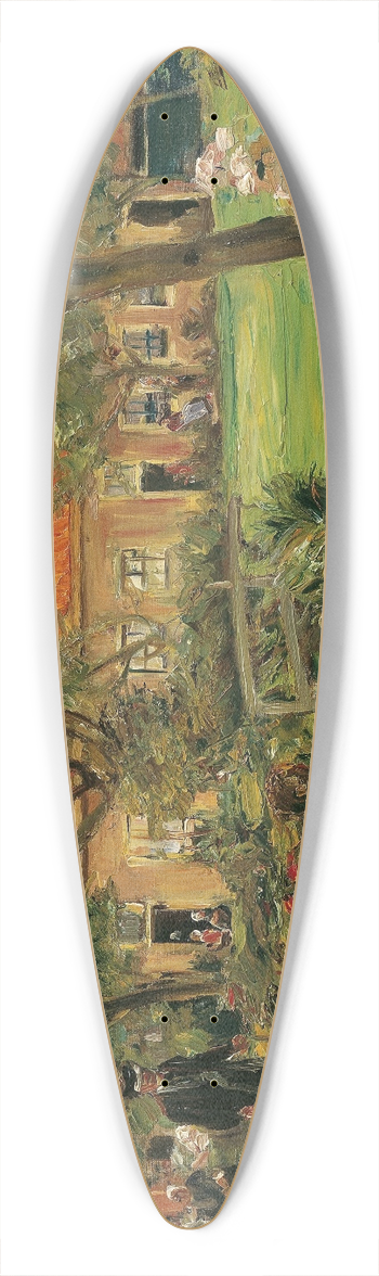 Max Liebermann - Spitalgarten in Edam 39.3 inch art pintail longboard deck
