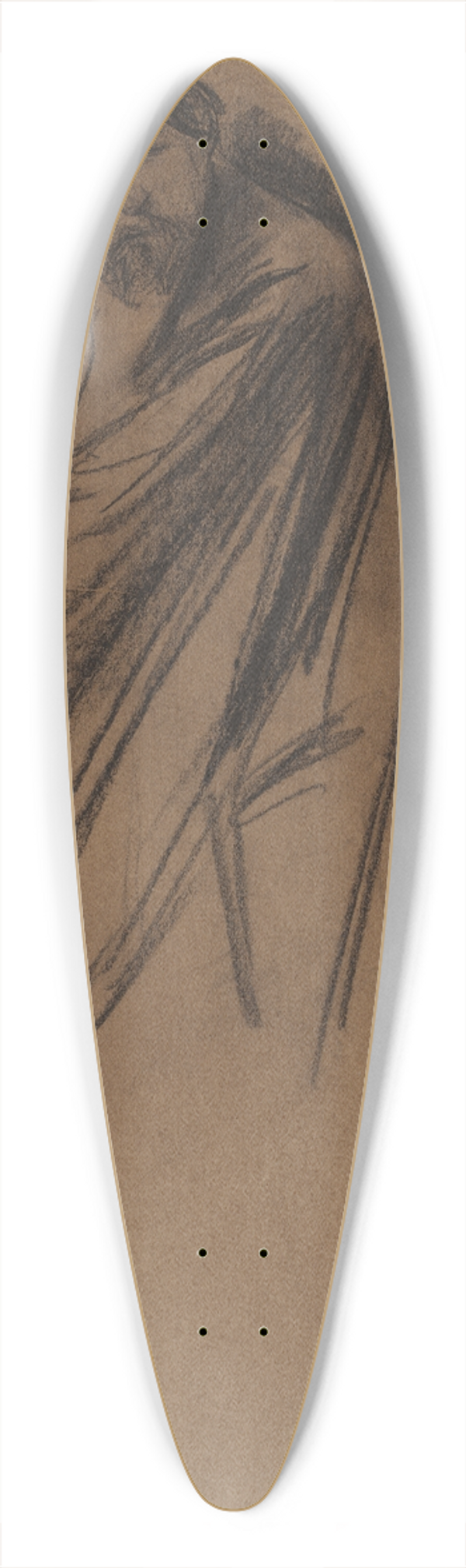 Max Liebermann - Studies for Saint Paul on the Way to Damascus 39.3 inch art pintail longboard deck