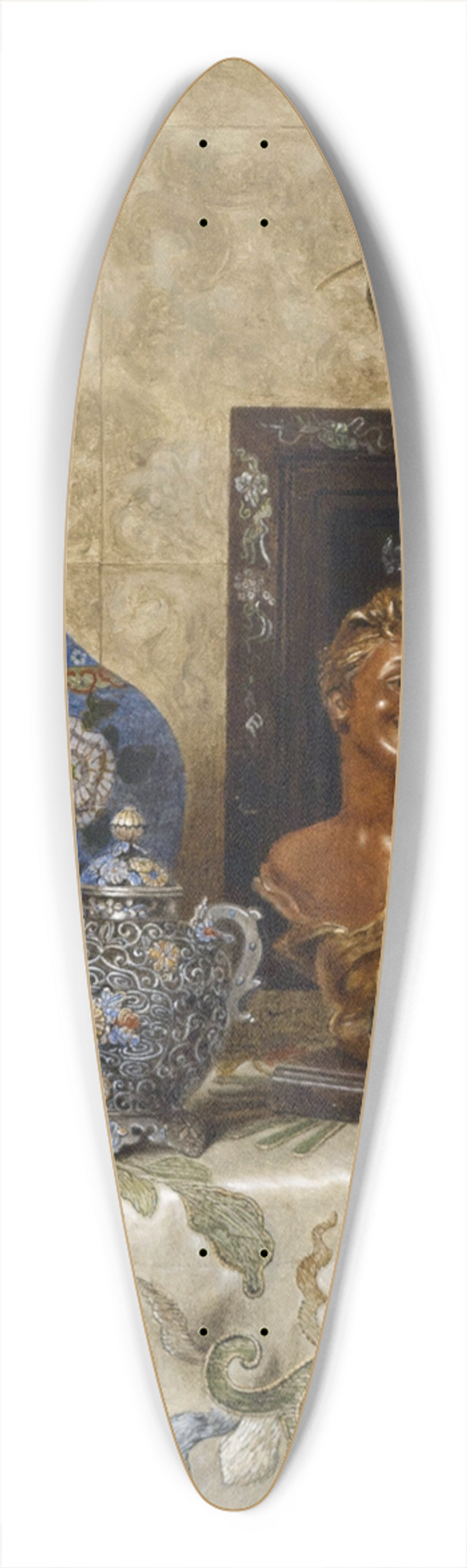 Max Schdl - Stillleben Mit Asiatischen Vasen 39.3 inch art pintail longboard deck