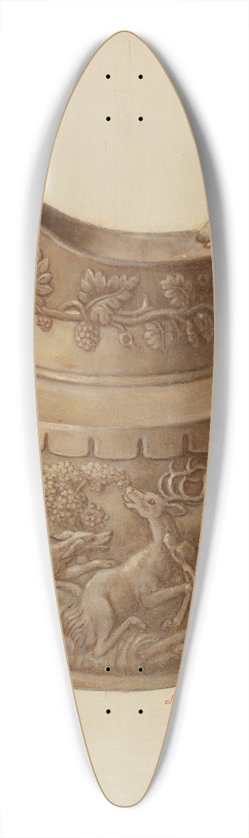 Max Soltmann - Pitcher 39.3 inch art pintail longboard deck