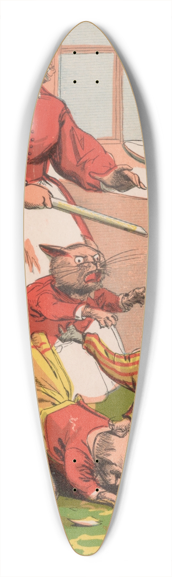 McLoughlin Bros - Sudden Appearance of Missus 39.3 inch art pintail longboard deck
