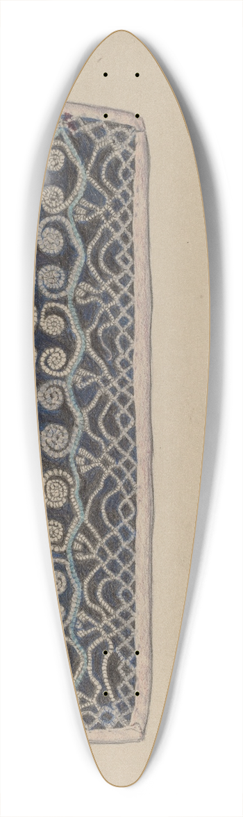 Melita Hofmann - Beadwork 39.3 inch art pintail longboard deck