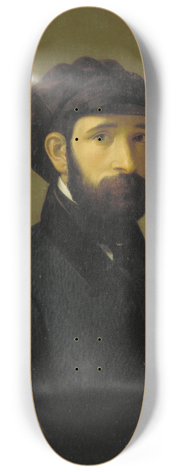 Claudi Lorenzale - Self-portrait 8.25 inch art skate deck