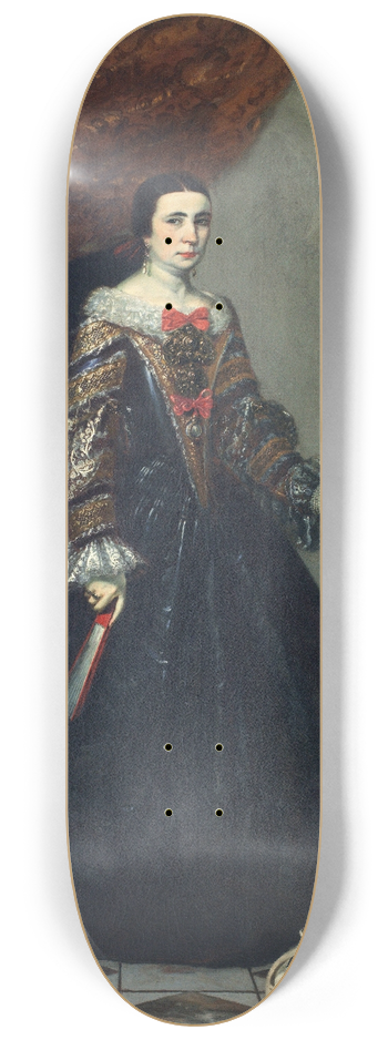 Claudio Coello - Portrait of Teresa Francisca Mudarra y Herrera 8.25 inch art skate deck
