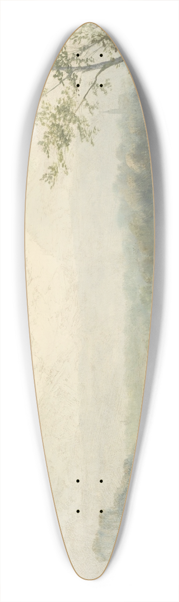 Michael Licklederer - Strmische Segelpartie am Simssee 39.3 inch art pintail longboard deck