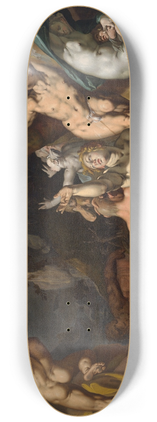 Abraham Bloemaert - TheDeluge 8.25 inch art skate deck