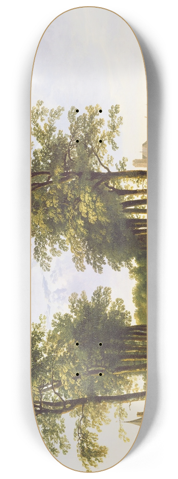 Aelbert Cuyp - The Avenue at Meerdervoort 8.25 inch art skate deck
