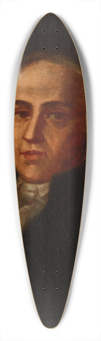 Micha Stachowicz - Self-Portrait 39.3 inch art pintail longboard deck