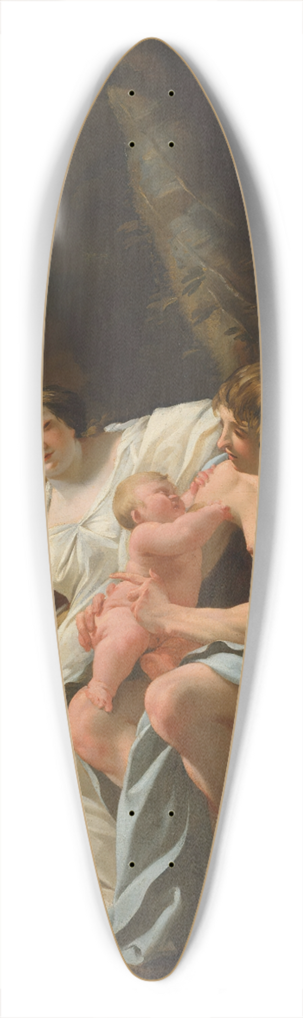 Michel Dorigny - The Education of Cupid 39.3 inch art pintail longboard deck