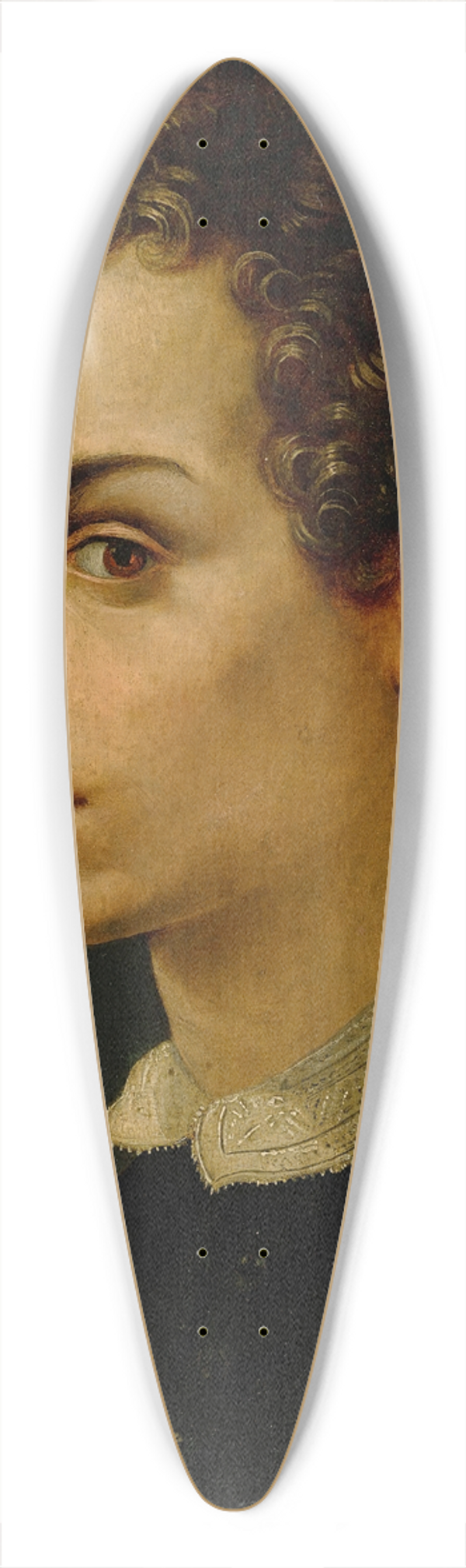 Michele Tosini - Portrait of a boy 39.3 inch art pintail longboard deck