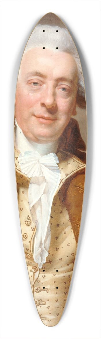 Michel-Martin Drolling - Portrait de Claude-Nicolas Ledoux(1736-1806), architecte. 39.3 inch art pintail longboard deck