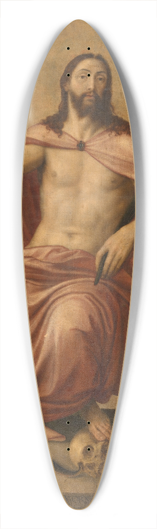 Michiel Coxie - Christ Triumphant 39.3 inch art pintail longboard deck