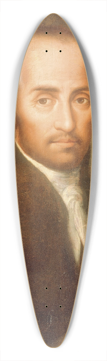 Miguel Rudecindo Contreras - Portrait of Jos de Ibarra 39.3 inch art pintail longboard deck