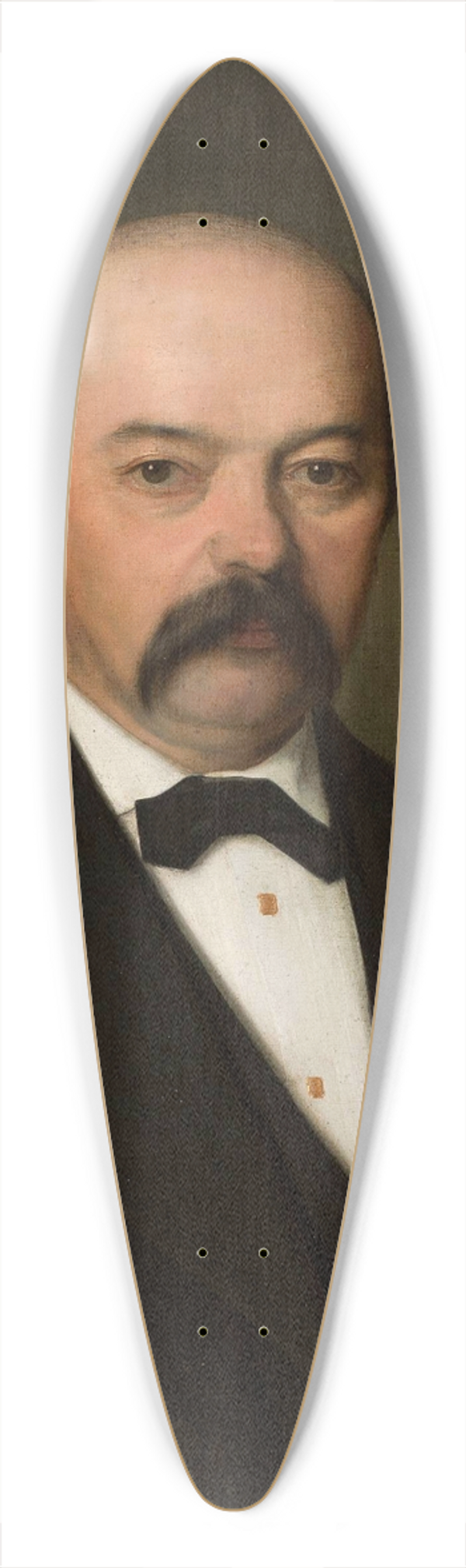 Mikoaj Strzegocki - Portrait of Micha Rola Woszczyski 39.3 inch art pintail longboard deck