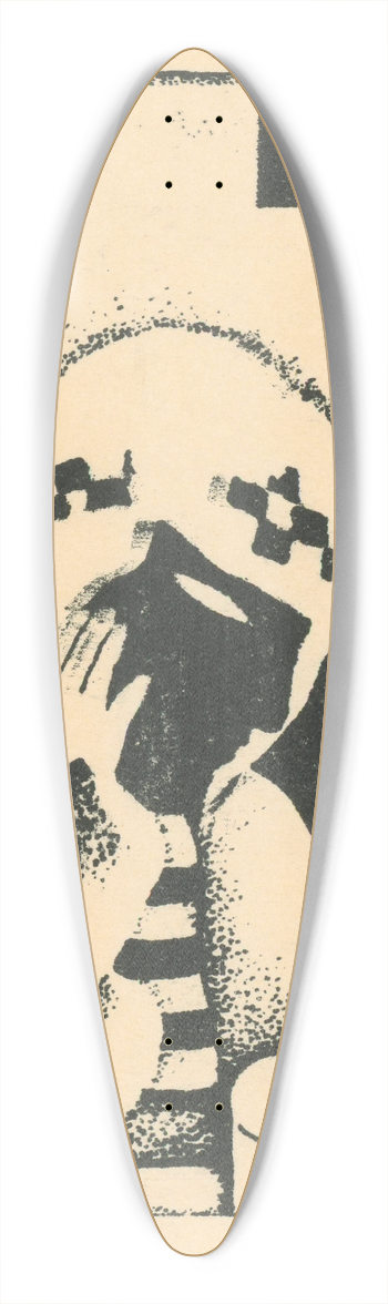 Mikul Galanda - Bio 39.3 inch art pintail longboard deck
