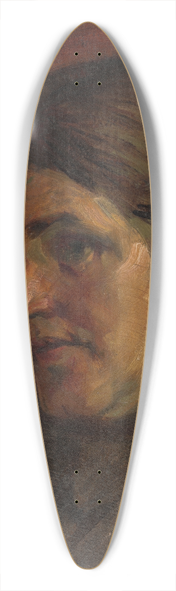 Milan Thomka Mitrovsk - Portrait of the Artists Mother 39.3 inch art pintail longboard deck