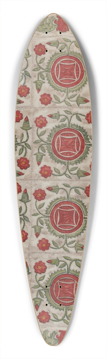 Mildred E. Bent - Applique Quilt 39.3 inch art pintail longboard deck