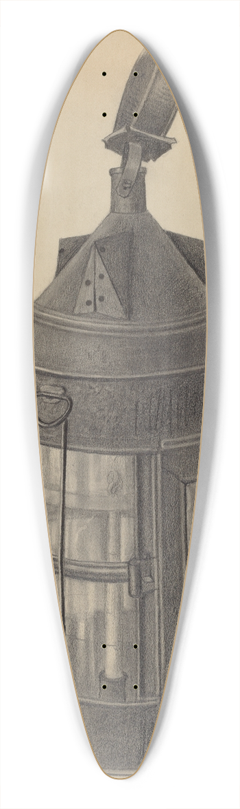 Mildred Ford - Lantern 39.3 inch art pintail longboard deck