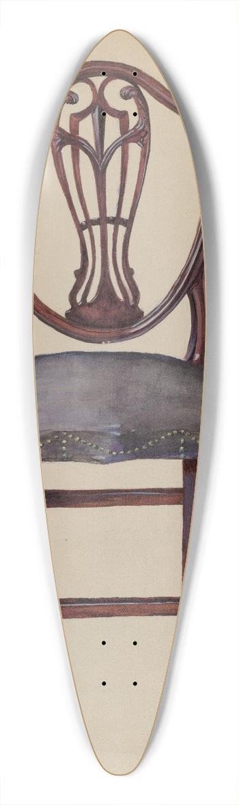 Mina Lowry - Chair 39.3 inch art pintail longboard deck