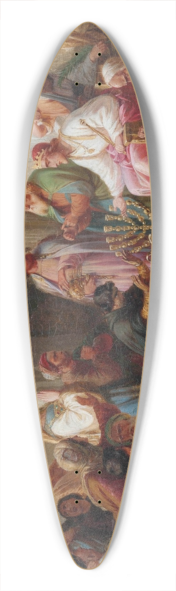 Moritz Daniel Oppenheim - A merciful king 39.3 inch art pintail longboard deck