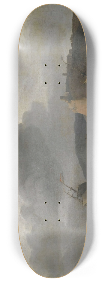 Aernout Smit - Shipping off a coast in choppy water 8.25 inch art skate deck