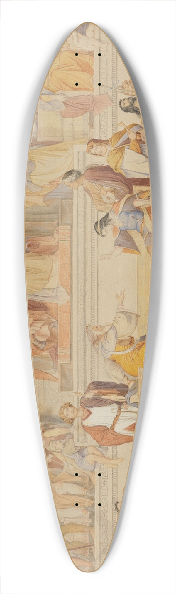 Moritz von Schwind - Der Sngerkrieg auf der Wartburg 39.3 inch art pintail longboard deck