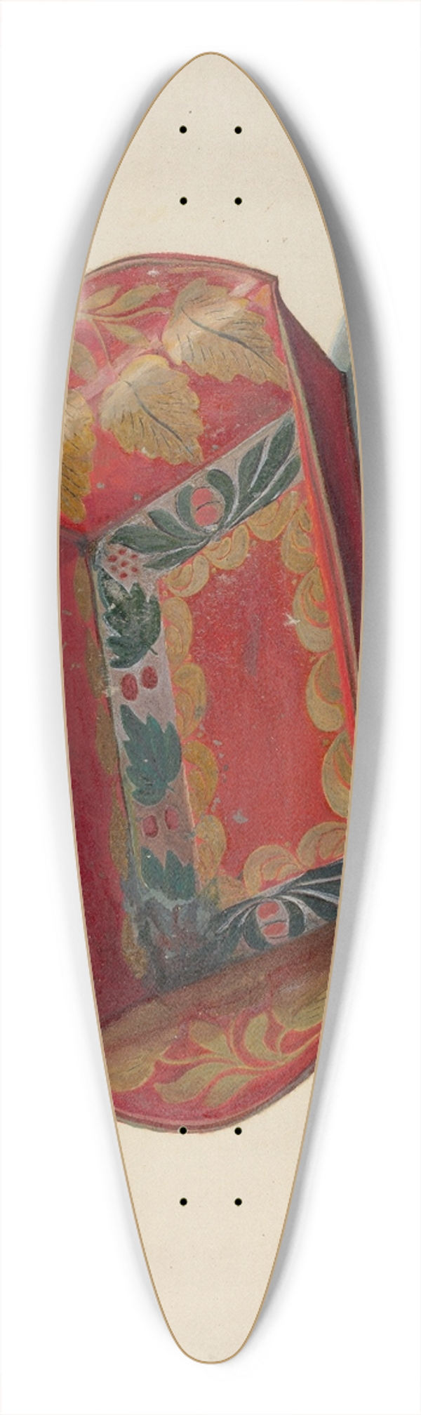 Myra Newswanger - Tray 39.3 inch art pintail longboard deck