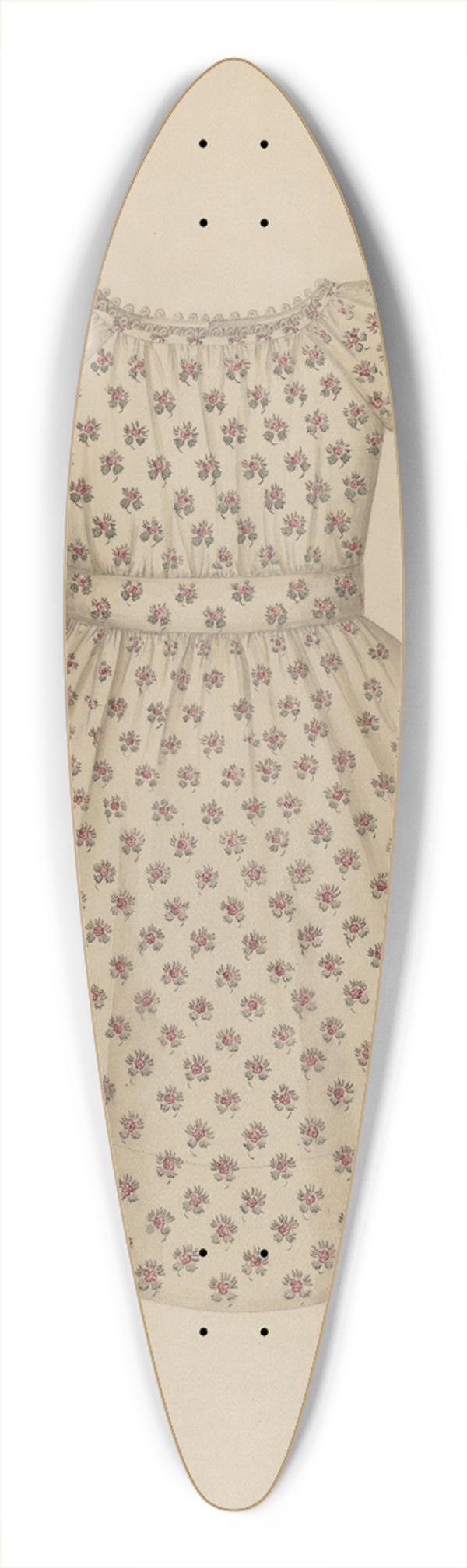 Nancy Crimi - Boys Dress 39.3 inch art pintail longboard deck