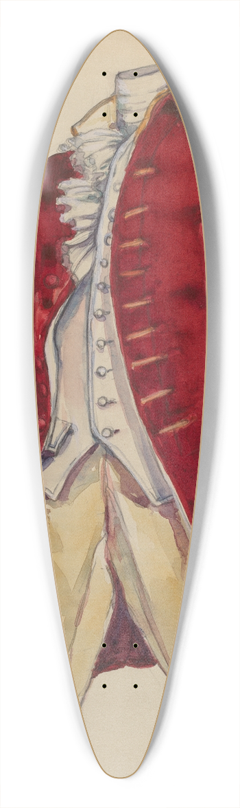 Nancy Crimi - Suit 39.3 inch art pintail longboard deck