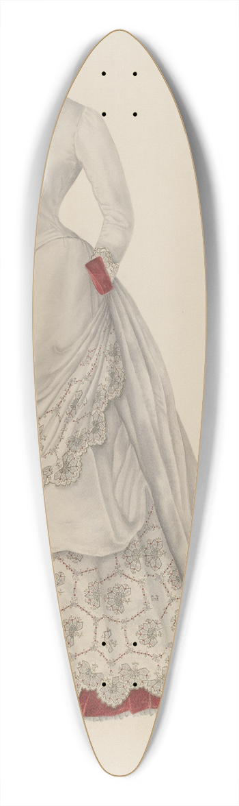 Nancy Crimi - Visiting Dress 39.3 inch art pintail longboard deck