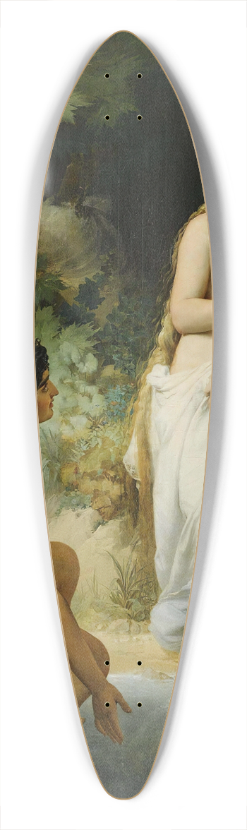 Nandor Rakosy - The Bathers 39.3 inch art pintail longboard deck