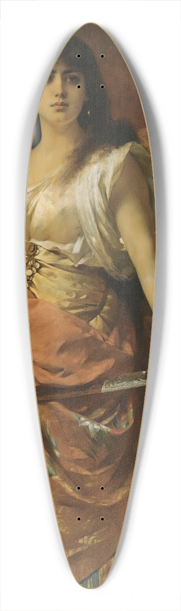 Nathaniel Sichel - Judith 39.3 inch art pintail longboard deck