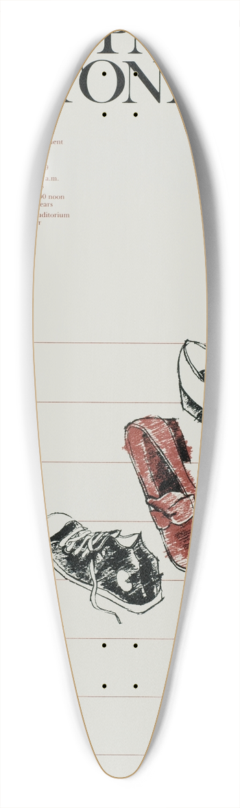 National Institutes of Health - Developmental milestones 39.3 inch art pintail longboard deck