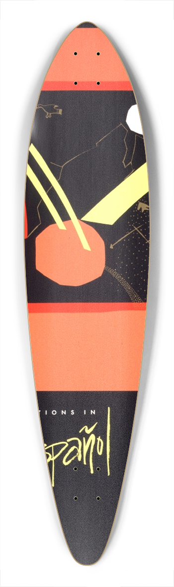 National Institutes of Health - Health communications in espanol 39.3 inch art pintail longboard deck