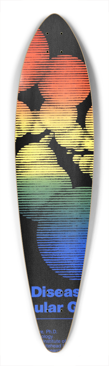 National Institutes of Health - Illumination of disease processes through molecular genetics 39.3 inch art pintail longboard deck