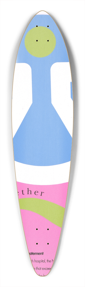 National Institutes of Health - Quality together 39.3 inch art pintail longboard deck
