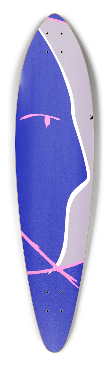 National Institutes of Health - Self-recognition 39.3 inch art pintail longboard deck