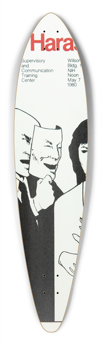 National Institutes of Health - Sexual harassment 39.3 inch art pintail longboard deck