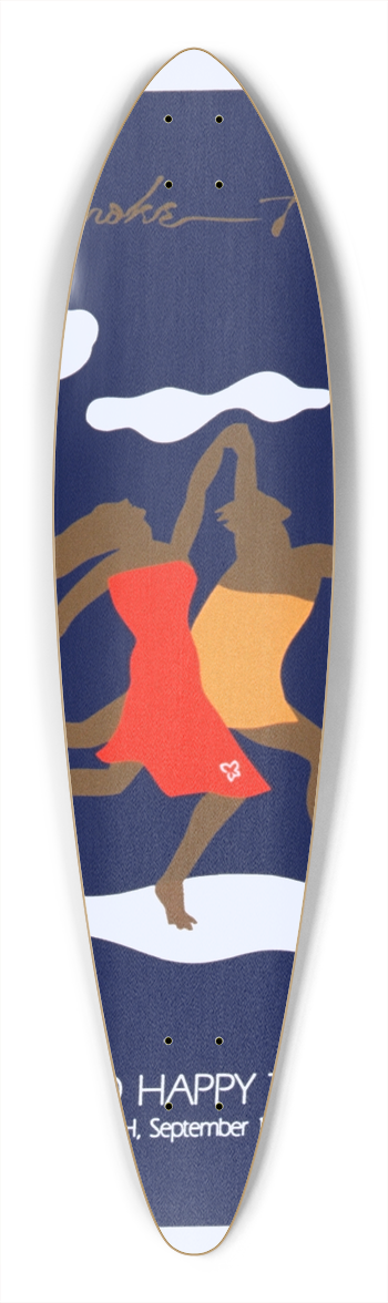 National Institutes of Health - Smoke free, and happy to be! 39.3 inch art pintail longboard deck