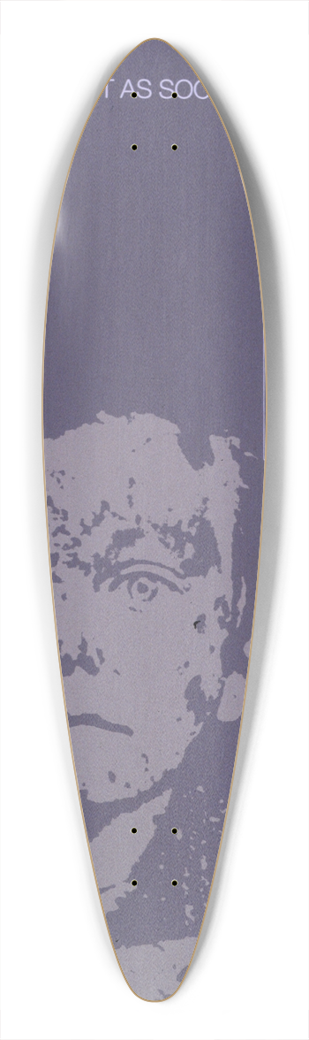 National Institutes of Health - The unwelcome messenger 39.3 inch art pintail longboard deck