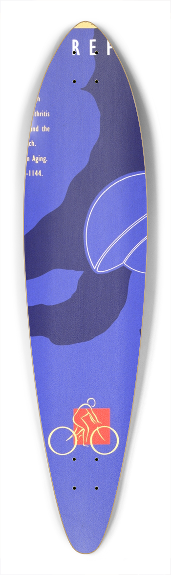 National Institutes of Health - Total hip replacement 39.3 inch art pintail longboard deck