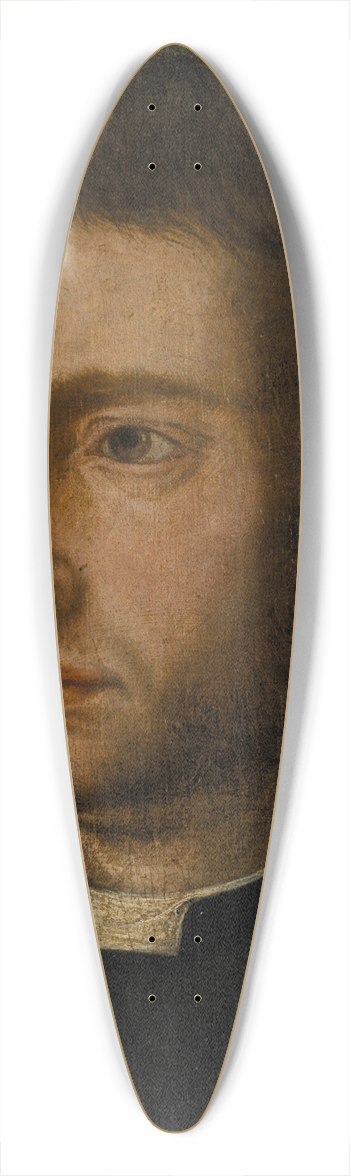 Netherlandish School - Portrait of a gentleman 39.3 inch art pintail longboard deck