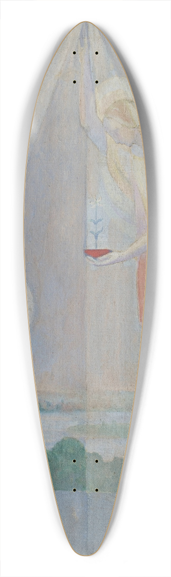 ngel Zrraga - Anunciacin 39.3 inch art pintail longboard deck