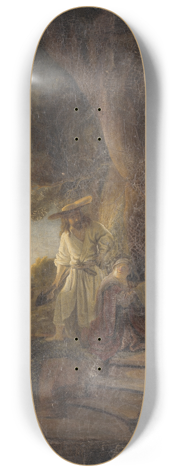 Aert de Gelder - King Ahasuerus Presents Mordecai with his Ring 8.25 inch art skate deck