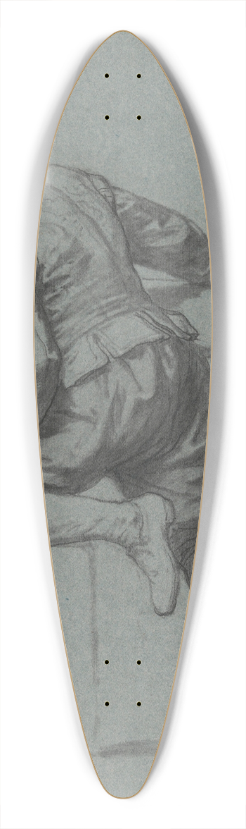 Nicaise De Keyser - The Engraver Johann Sadeler I 39.3 inch art pintail longboard deck